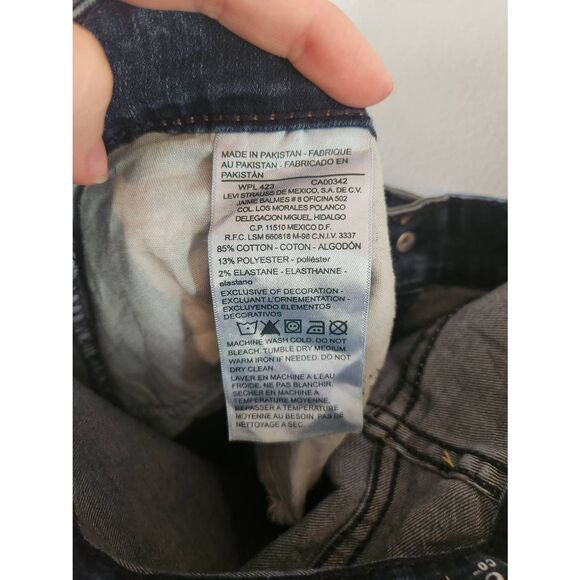 Levi Strauss Size 10 Low Rise Jegging Skinny Jeans Signature Denim - Picture 5 of 6
